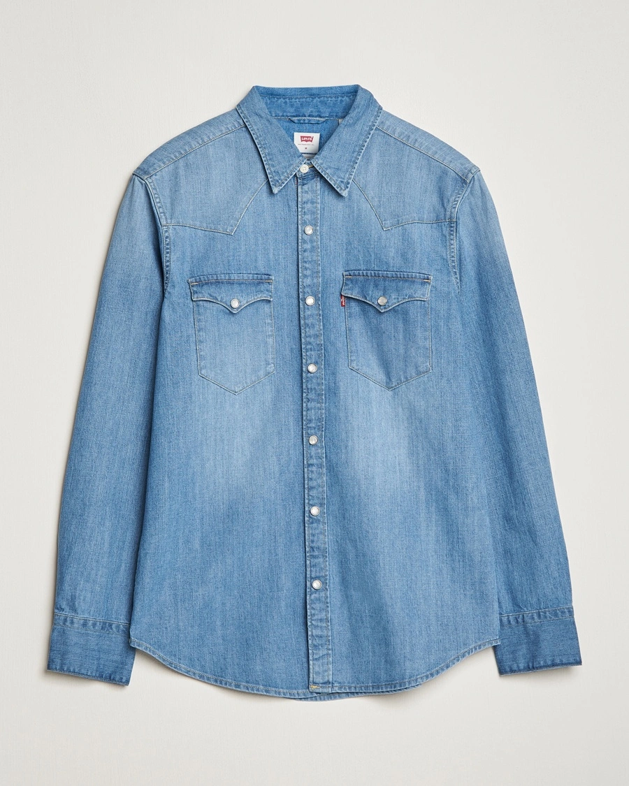 Levi's Barstow Western Standard Shirt Light Blue – Sininen