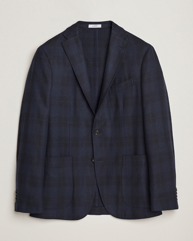 Mies |  | Boglioli | K Jacket Wool Herringbone Blazer Navy