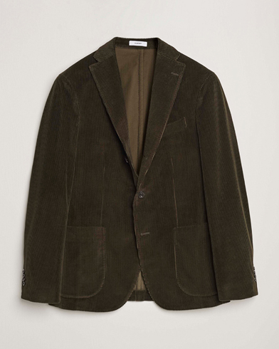 Mies |  | Boglioli | K Jacket Corduroy Blazer Dark Green