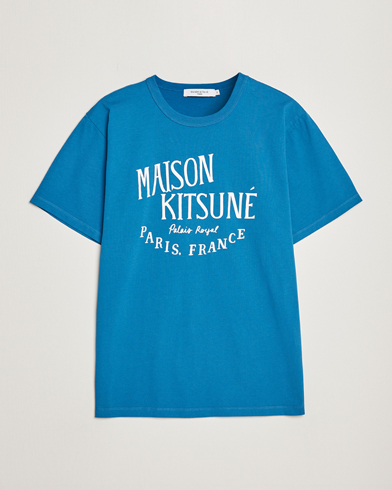 Mies |  | Maison Kitsuné | Palais Royal Classic T-Shirt Sapphire Blue