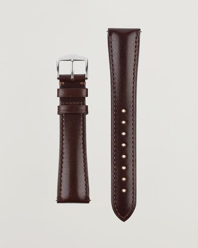 Mies |  | HIRSCH | Siena Tuscan Leather Watch Strap Brown