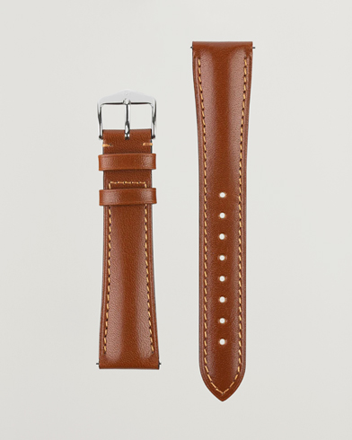 Mies |  | HIRSCH | Siena Tuscan Leather Watch Strap Golden Brown