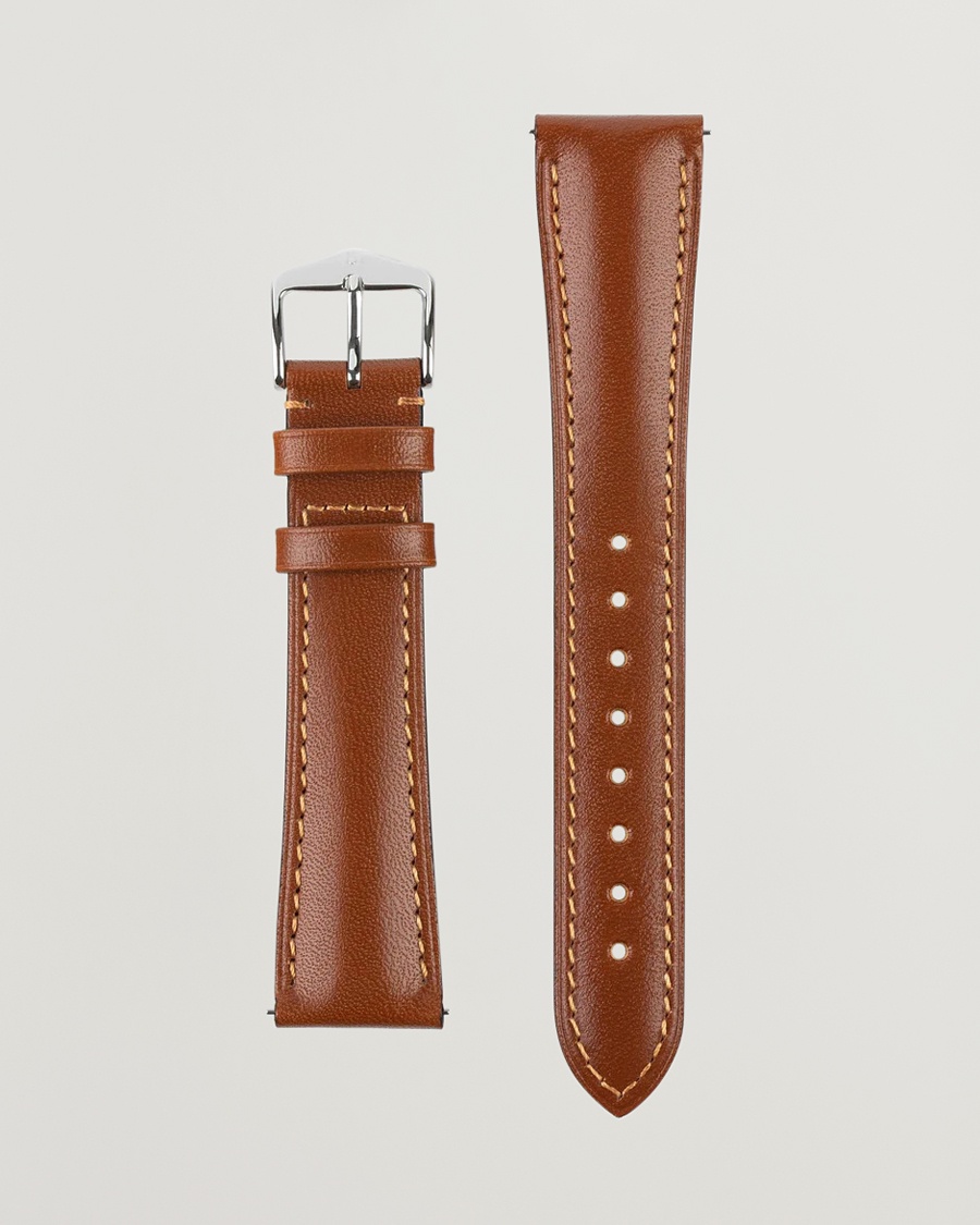 HIRSCH Siena Tuscan Leather Watch Strap Golden Brown – Ruskea