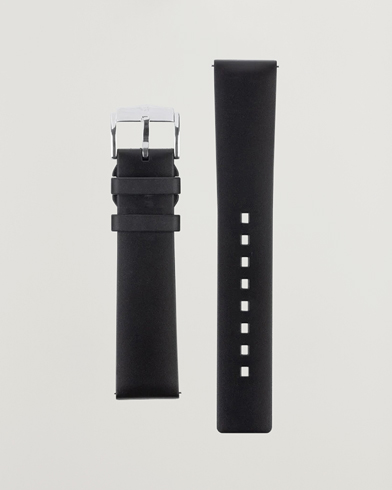 Mies |  | HIRSCH | Pure Natural Rubber Watch Strap Black
