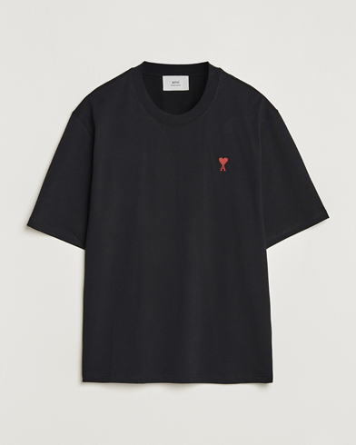 Mies |  | AMI | Heart Logo T-Shirt Black