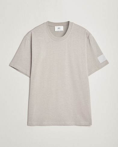 Mies | Lyhythihaiset t-paidat | AMI | Fade Out Crew Neck T-Shirt Pearl Grey