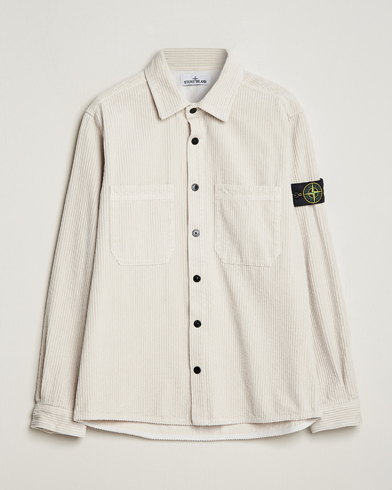 Mies |  | Stone Island | Garment Dyed Corduroy Overshirt Plaster