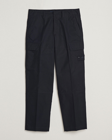 Mies | Stone Island | Stone Island | Ghost Piece O-Ventile Trousers Navy Blue