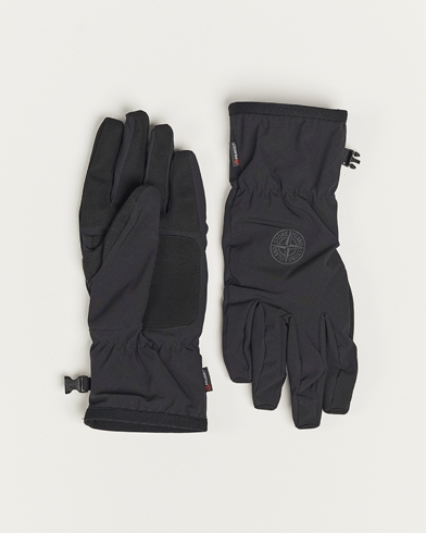 Mies |  | Stone Island | Soft Shell-R_e Recycled Gloves Black