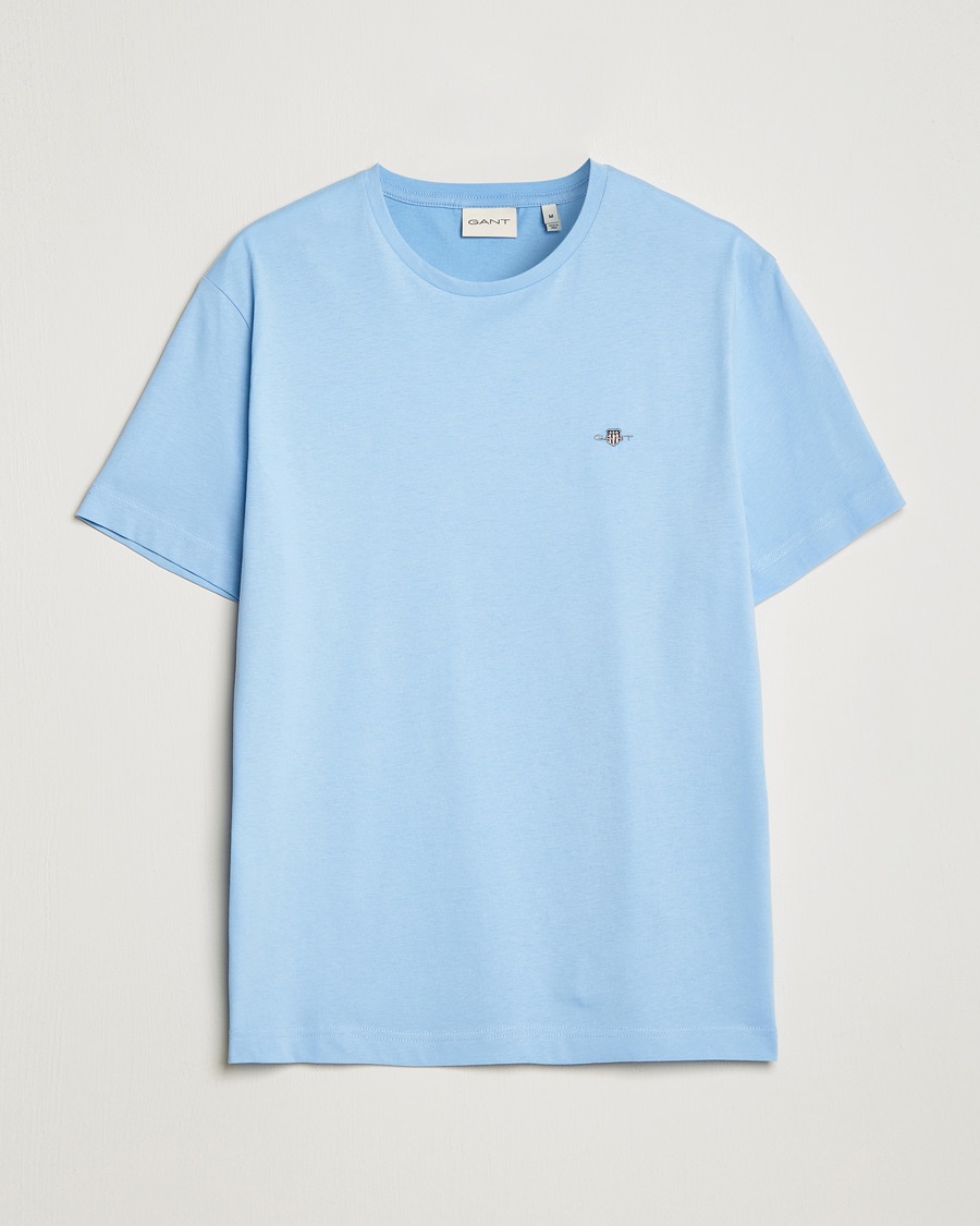 Gant The Original Solid T-Shirt Capri Blue – Sininen
