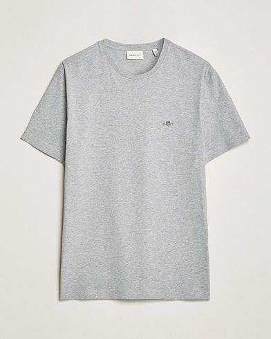 Mies |  | GANT | The Original Solid T-Shirt Grey Melange