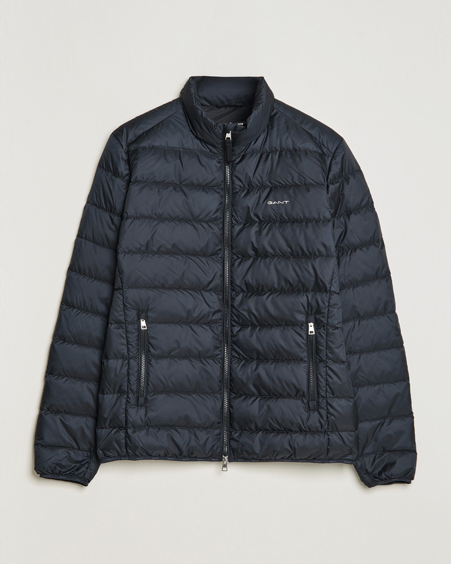 Gant The Light Down Jacket Black – Musta