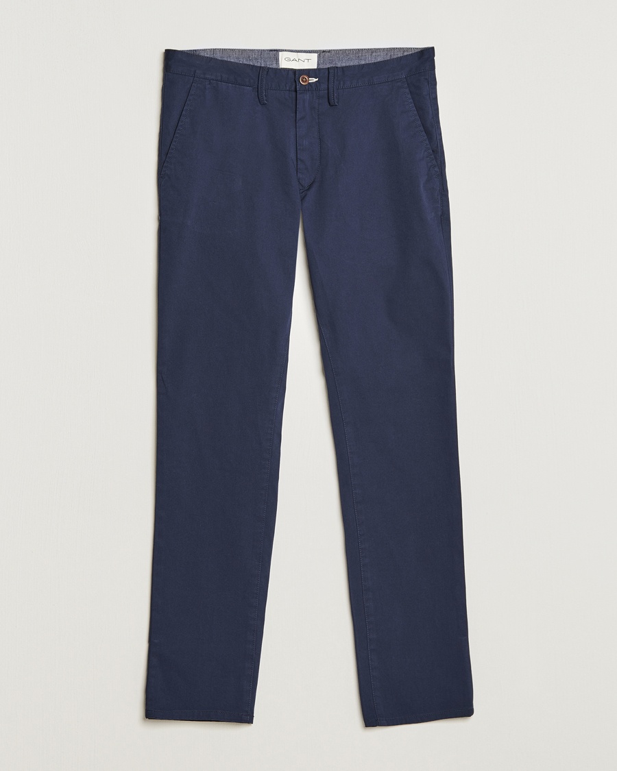 Gant Slim Fit Twill Chino Marine – Sininen