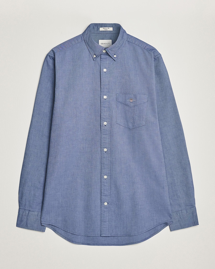 Gant Regular Fit Oxford Shirt Persian Blue – Sininen