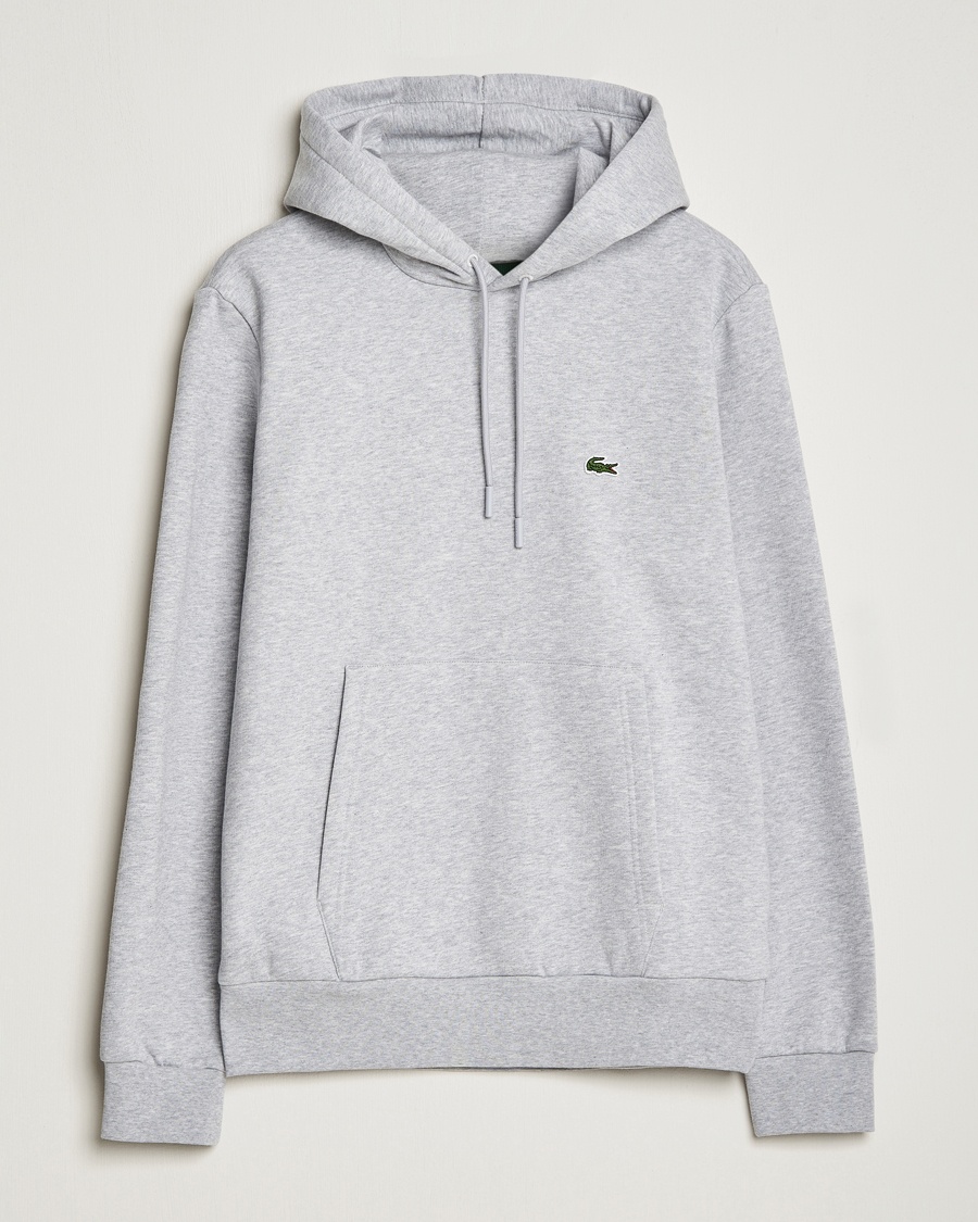 Lacoste Hoodie Silver Chine – Harmaa