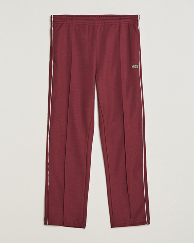 Mies | Rennot housut | Lacoste | Trackpants Dark Red