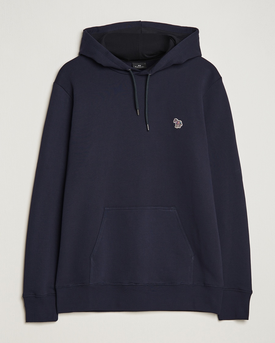 PS Paul Smith Zebra Organic Cotton Hoodie Navy – Sininen
