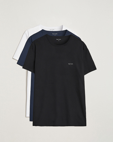 Mies | Paul Smith | Paul Smith | 3-Pack Crew Neck T-Shirt Black/Navy/White