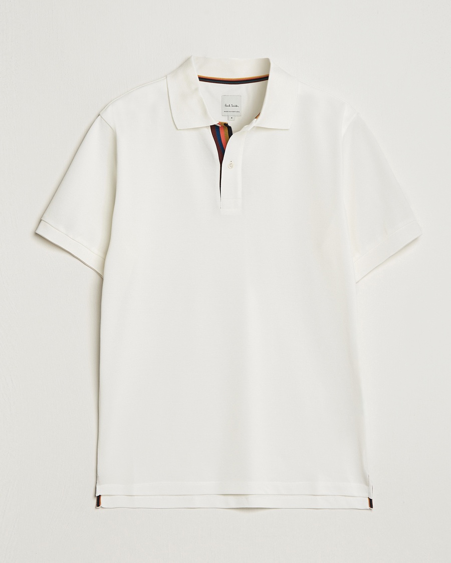 Paul Smith Placket Stripe Polo White – Valkoinen