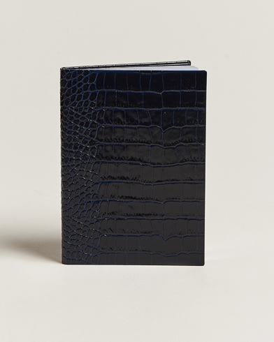 Mies |  | Smythson | Mara Leather Notebook Navy