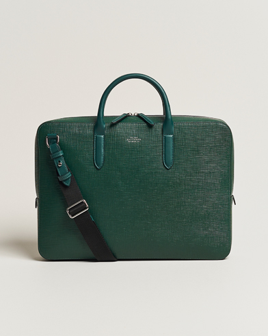 Mies |  | Smythson | Panama Lightweight Briefcase Forest Green