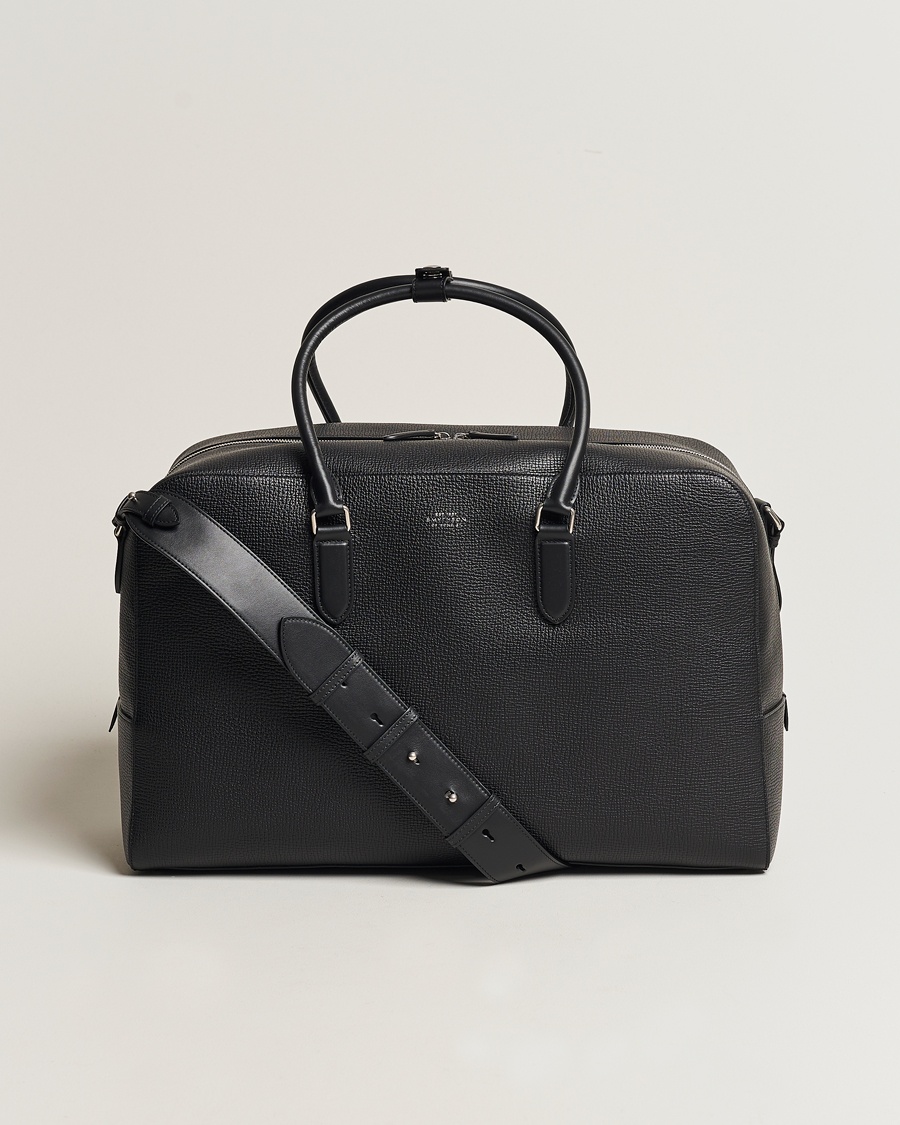 Smythson SmythsonLudlow Soft Travel BagBlack – Musta