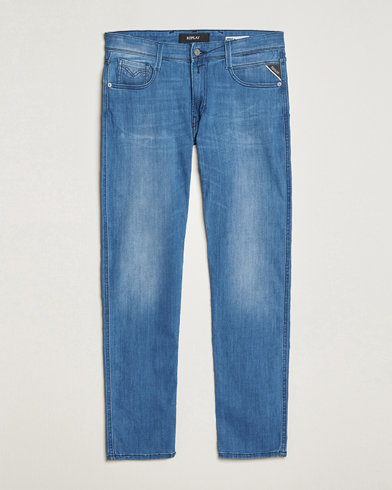 Mies |  | Replay | Anbass Powerstretch Jeans Dark Blue