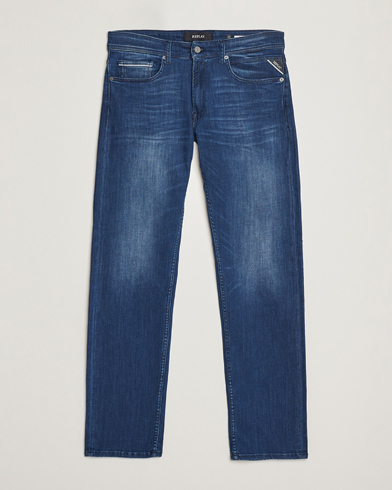 Mies |  | Replay | Grover Powerstretch Jeans Medium Blue