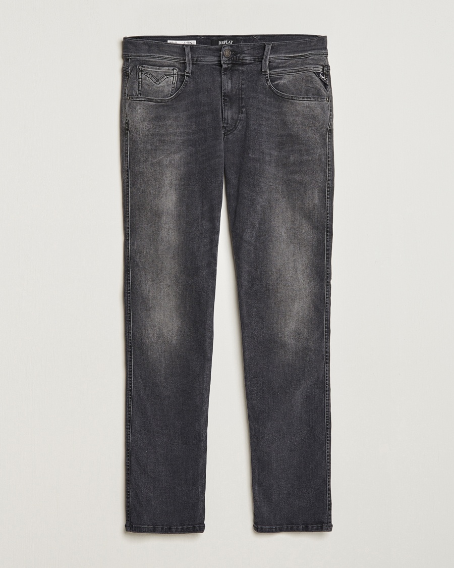 Replay Anbass Hyperflex Re-Used Jeans Washed Grey – Harmaa