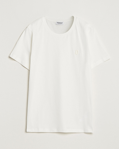 Mies |  | Dondup | Logo Crew Neck T-Shirt Off White