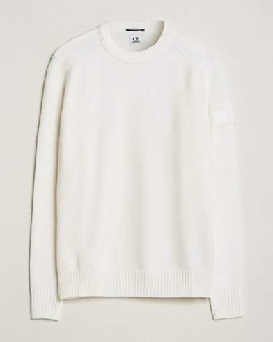 Mies | C.P. Company | C.P. Company | Metropolis Knitted Wool Crew Neck White