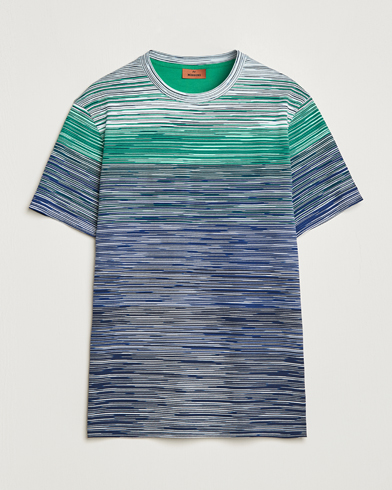 Mies |  | Missoni | Space Dyed Degrade T-Shirt Blue/Green