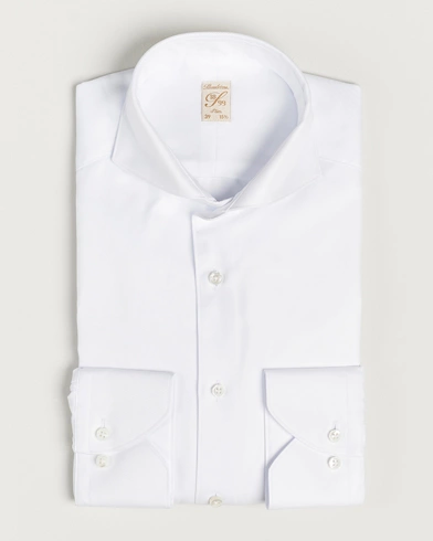 Mies |  | Stenströms | 1899 Slim Supima Cotton Twill Shirt White