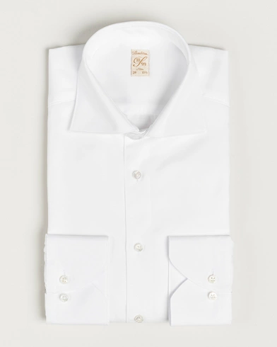 Mies | Bisnespaidat | Stenströms | 1899 Slim Cotton Royal Oxford Shirt White