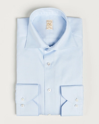 Mies | Bisnespaidat | Stenströms | 1899 Slim Cotton Royal Oxford Shirt Blue
