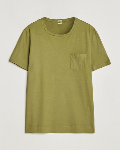 Mies | Massimo Alba | Massimo Alba | Panarea Cotton Jersey T-Shirt Olive