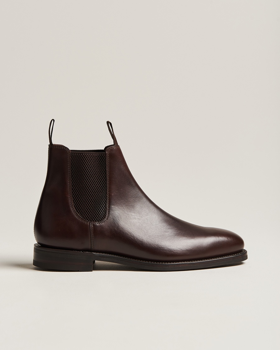 Loake 1880 Emsworth Chelsea Boot Dark Brown Leather – Ruskea