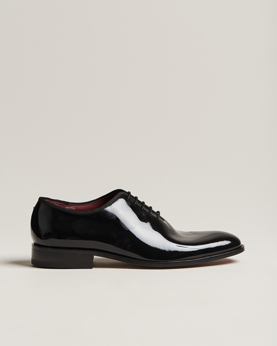 Loake Shoemakers Regal Patent Wholecut Black – Musta