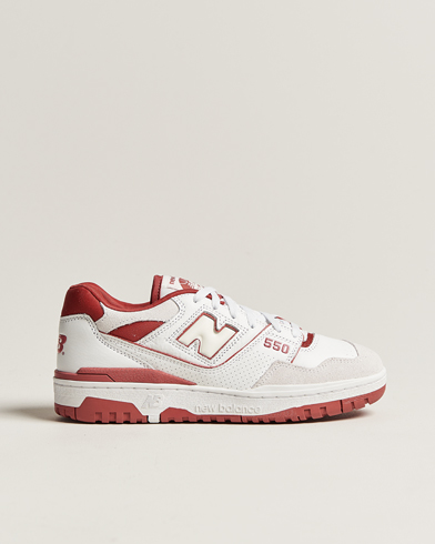 Mies | Matalavartiset tennarit | New Balance | 550 Sneakers White/Red