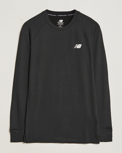 Mies |  | New Balance | Running Q Speed Jacquard Long Sleeve T-Shirt Black