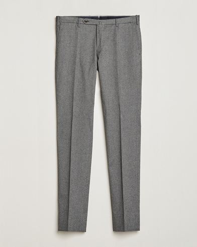 Mies | Incotex | Incotex | Slim Fit Cotton Trousers Grey Melange