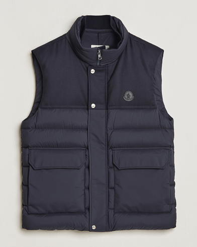 Mies | Luxury Brands | Moncler | Rance Down Vest Navy