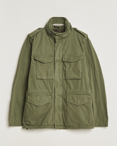 Mies |  | Aspesi | Lined Cotton Field Jacket Military