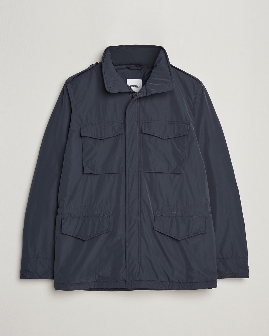 Aspesi Minifield Nylon Field Jacket Navy – Sininen