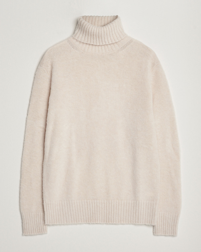 Mies | Piacenza Cashmere | Piacenza Cashmere | Brushed Wool Rollneck Beige
