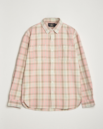 Mies | RRL | RRL | Farrell Double Pocket Shirt Pink Multi