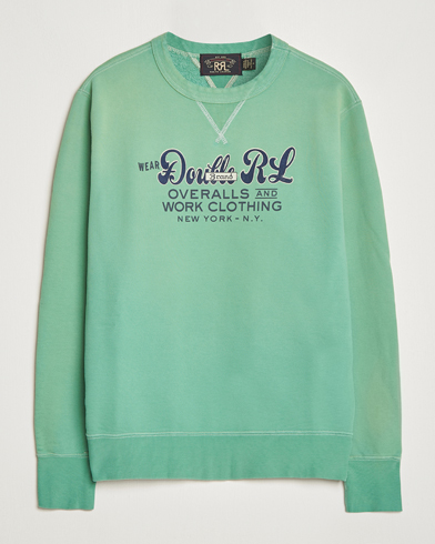 Mies | RRL | RRL | Graphic Sweatshirt Turquoise