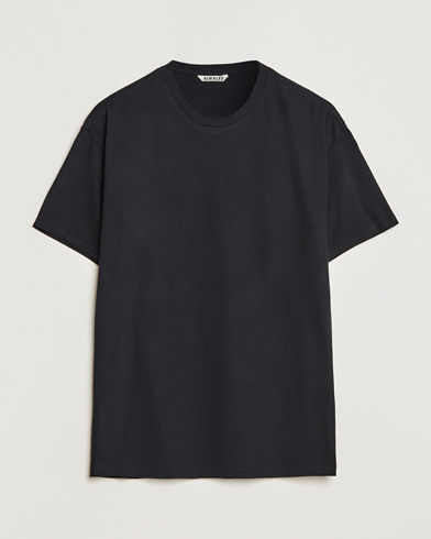 Mies | Luxury Brands | Auralee | Seamless Crewneck T-Shirt Black