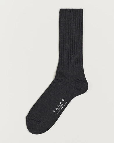 Mies |  | Falke | Nelson Wool Boot Sock Anthracite Melange