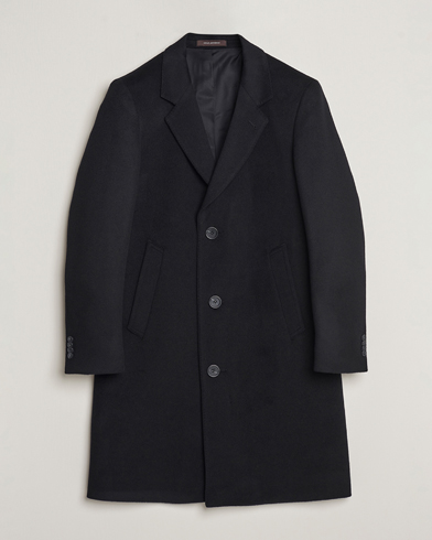Mies | Takit | Oscar Jacobson | Shaw Wool/Cashmere Coat Black